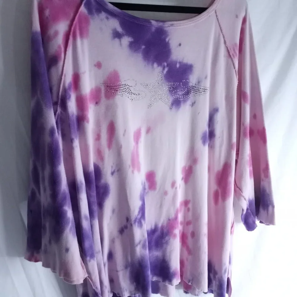 Womens XL Tie Dye Shirt - Picture 5 of 9
